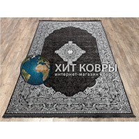 Иранский ковер Arti 8059 Черный-серый